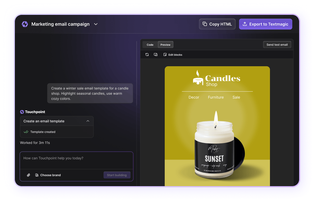 AI Email Template Builder